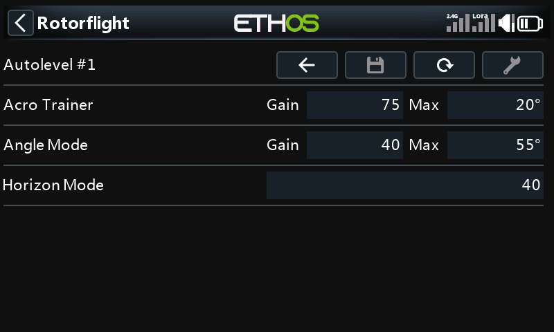 Autolevel page