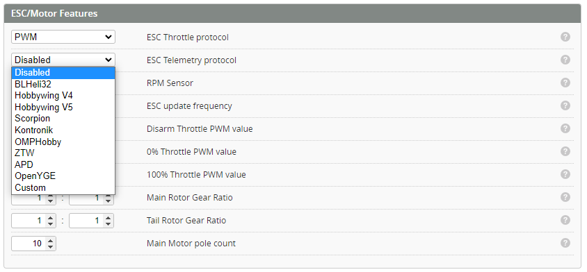 ESC Telemetry