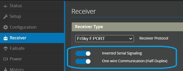 Remap SBUS to F.PORT