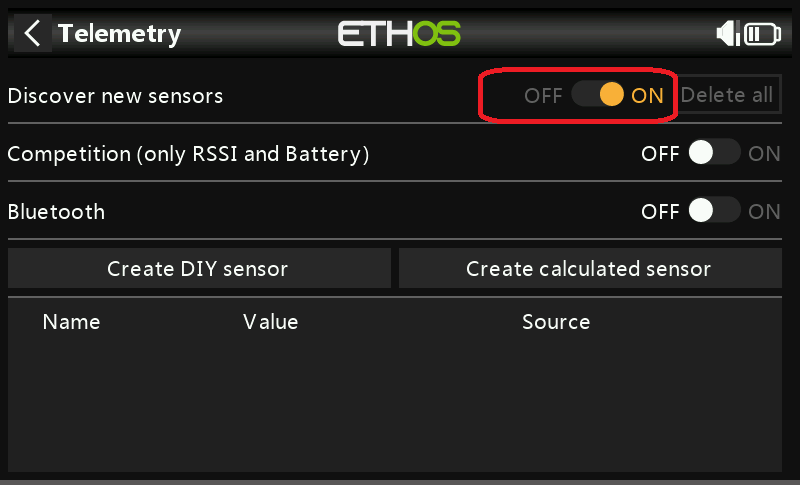 Telemetry Tab